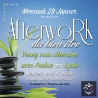 L'afterwork Bien-Être. Le mercredi 29 janvier 2020 à Cergy. Valdoise.  18H00